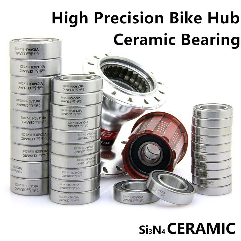 Bike Hub Ceramic Bearings for Road Bike Mountain Disc Brake Thru Axle Hubs Super Light Lubricant 6802 6803 6902 6903 6800 15267