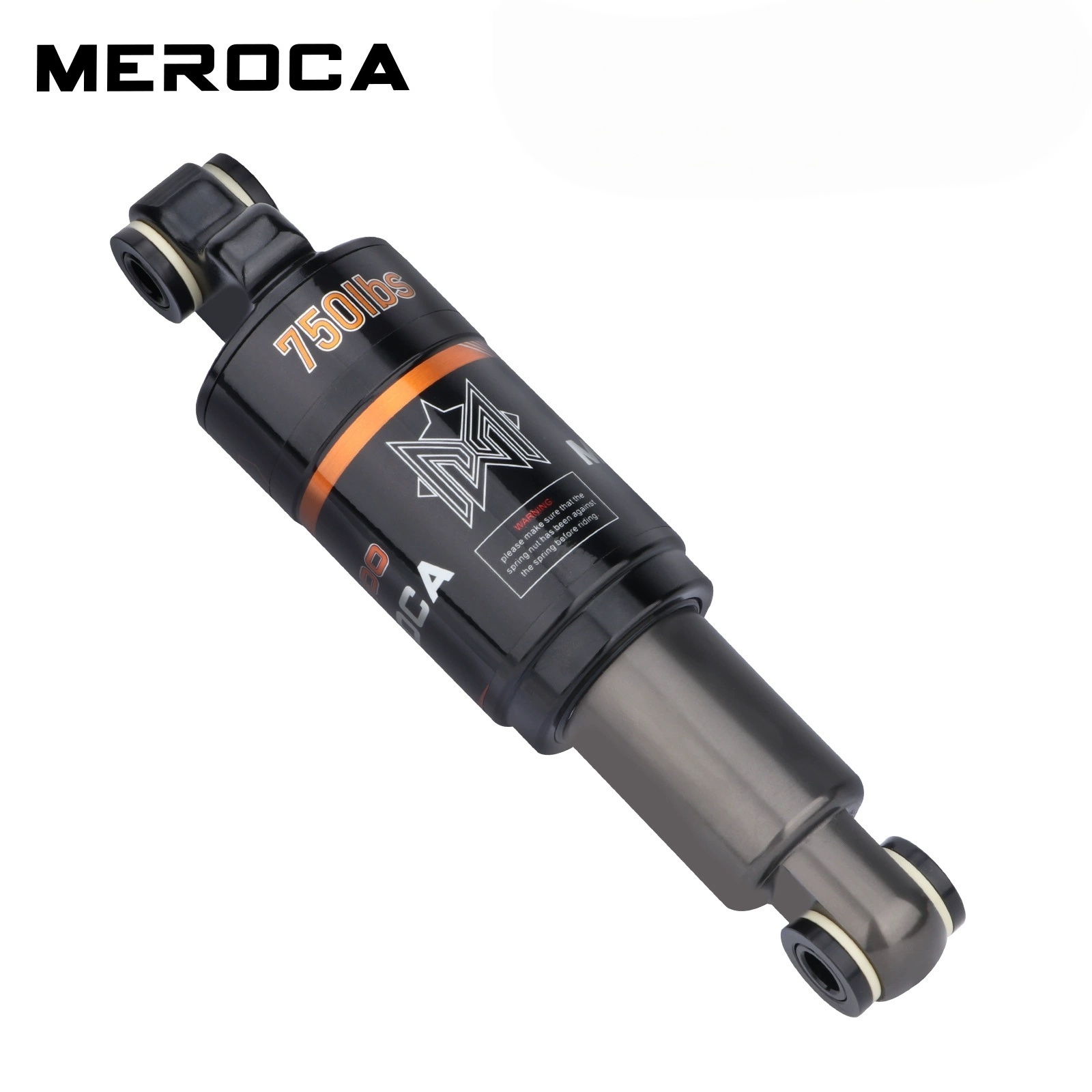 MEROCA MT-100 Rear Shock Absorber – Oil Coil Spring Damper for MTB & Scooter (125/150/165/190mm, 750/850/1000LBS)