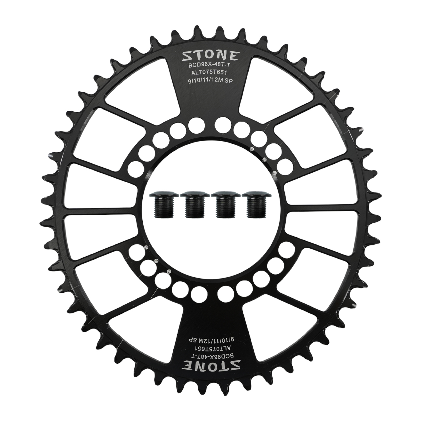 Stone Bike Chainring 96BCD Round Oval for Deore M7000 M8000 M9000 M9020 M5100 MTB Bike Chain Wheel 30t 34 36 38 40 42 44 46T 48T 96bcd 12 Speed