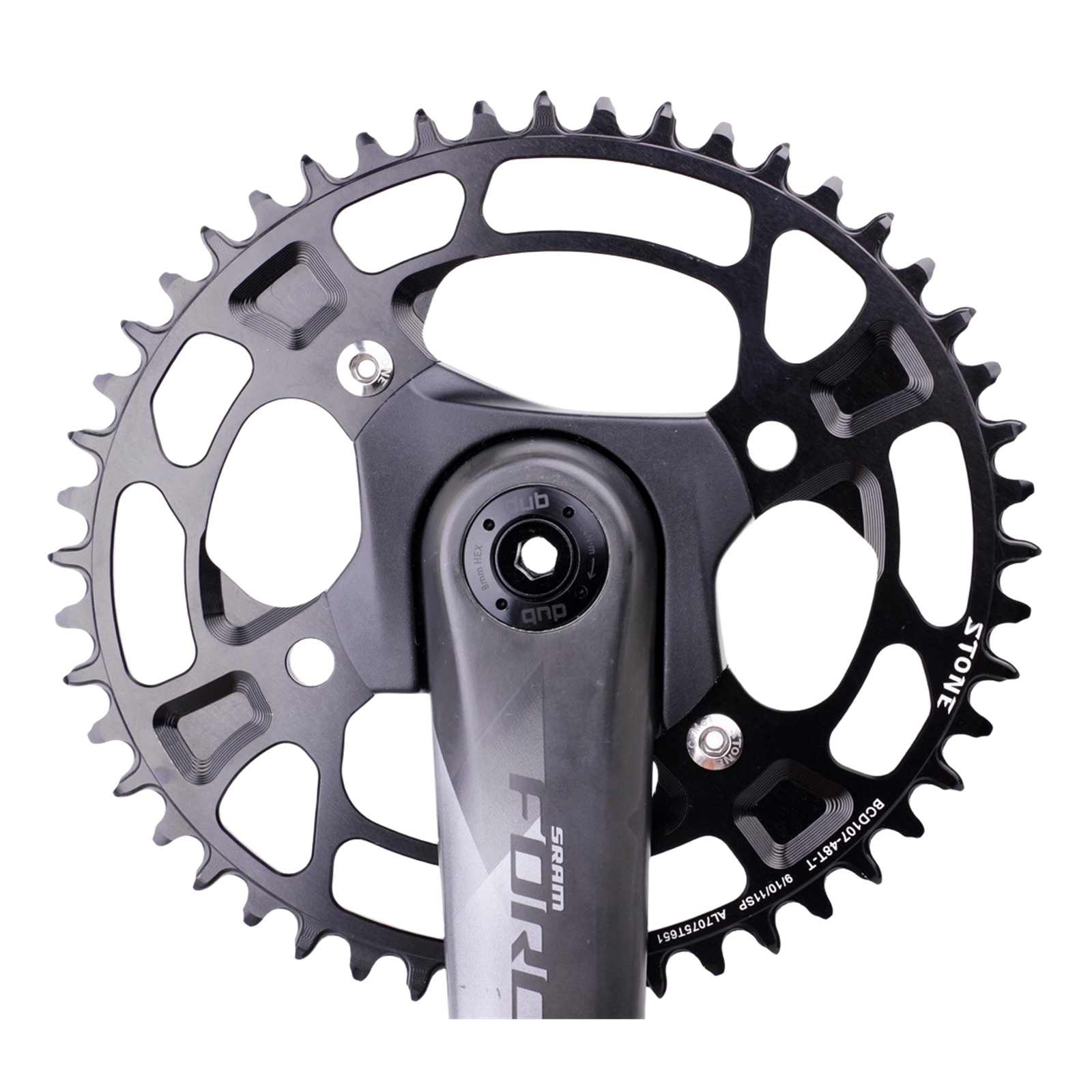 Stone Oval Bike Chainring 107BCD for Sram Force AXS 12S Crankset 107 Bcd MTB Road Bike Narrow and Wide Chainwheel 36T To 60T
