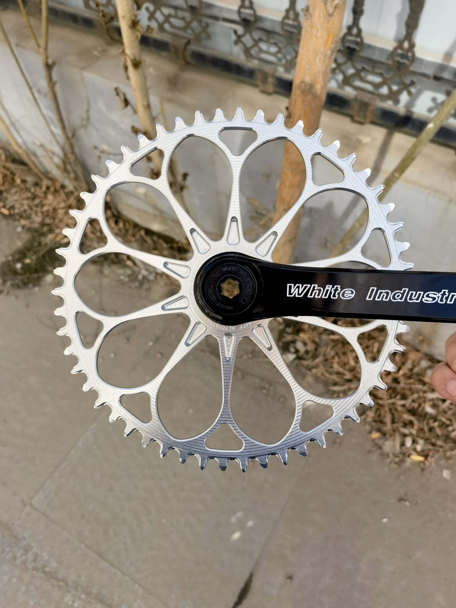 Stone Round Bike Chainring for White Industries industry R30 Crank 40T To 56T Cycling Bike Chainwheel for Road Bike for Brompton Folding Bike