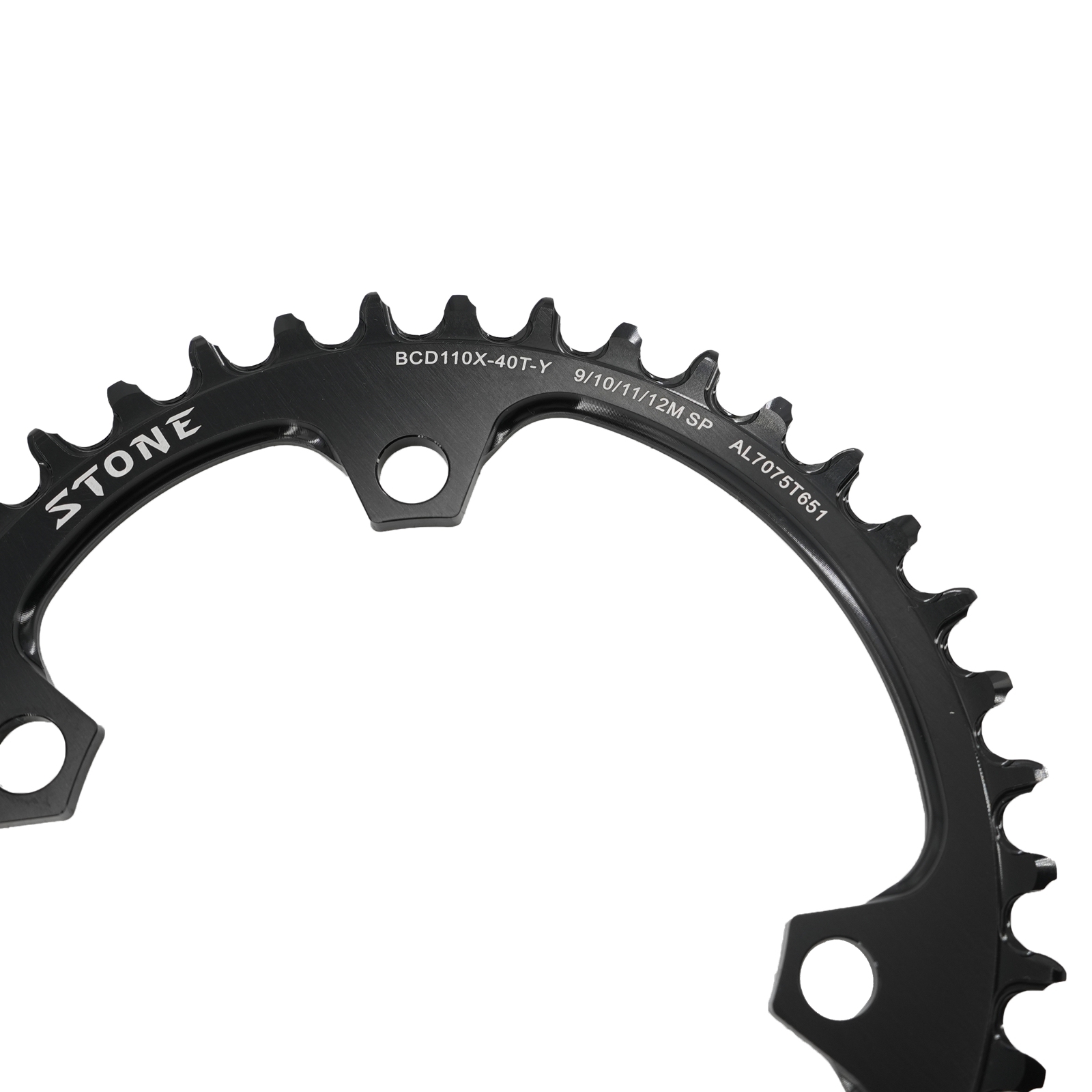 Stone Round Bike Chainring 110BCD for Shimano FC-5800 6800 4700 9000 34T to 60T Road Bike Chainwheel 4 Bolts gravel