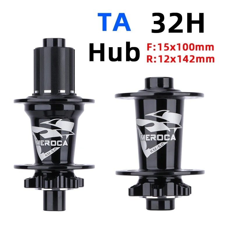 MEROCA Mountain Bike Hub 32 Holes 6pawls Sealed 5 Bearings 100/142mm 100/135mm QR/TA MTB Disc Brake Hub For 8/9/10/11 Speed