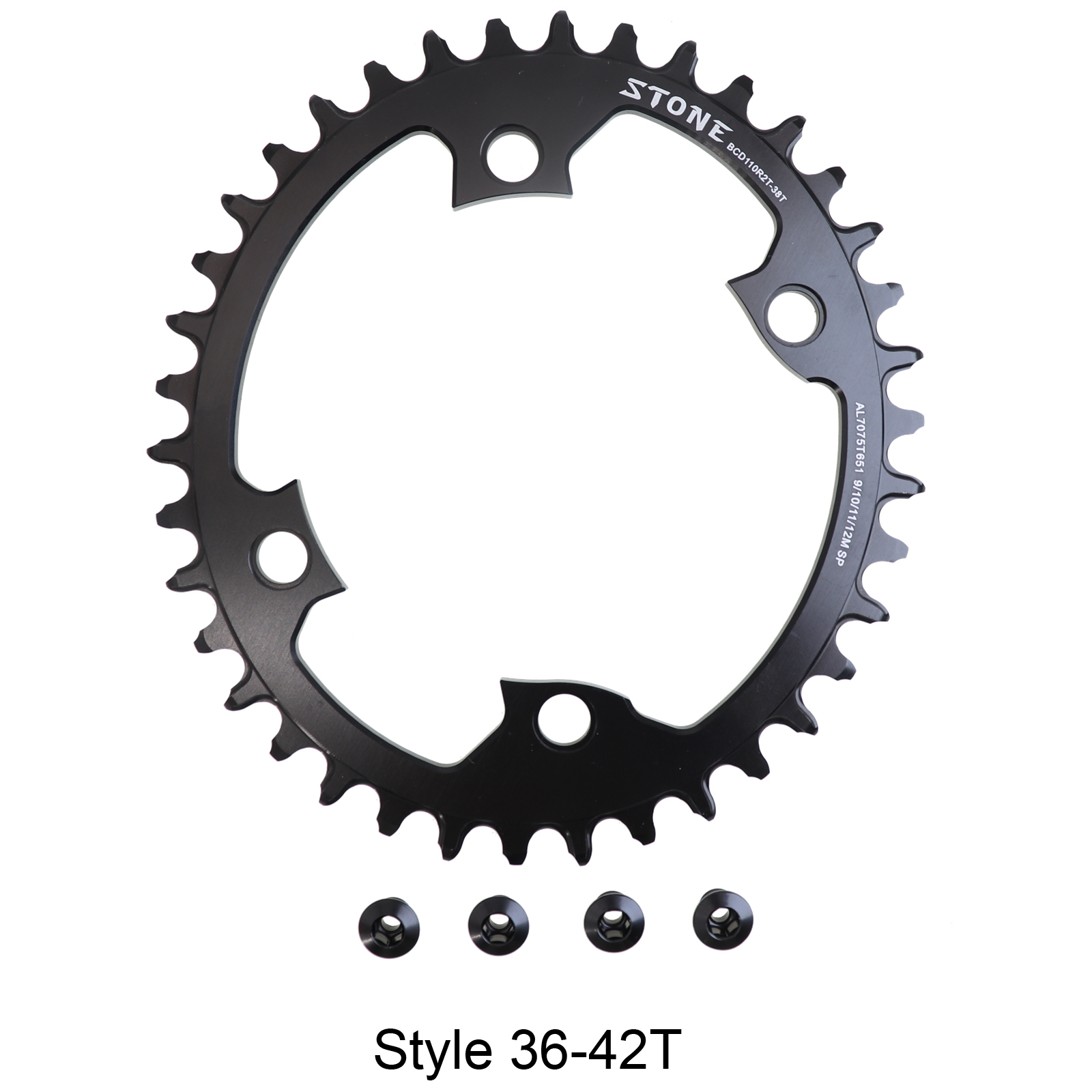 Stone Oval Chainring 110BCD for Shimano 105 R7100 UT R8100 DA R9200 34 40 42T 44 46T 48 50T 54 56 58T 60 Road Bike 12s
