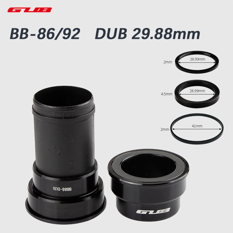 GUB BB86-DB MTB Road Bike External Bearing Bottom Brackets for DUB 29mm 28.99mm BB Rotor Crankset chainwheel bicycle BB