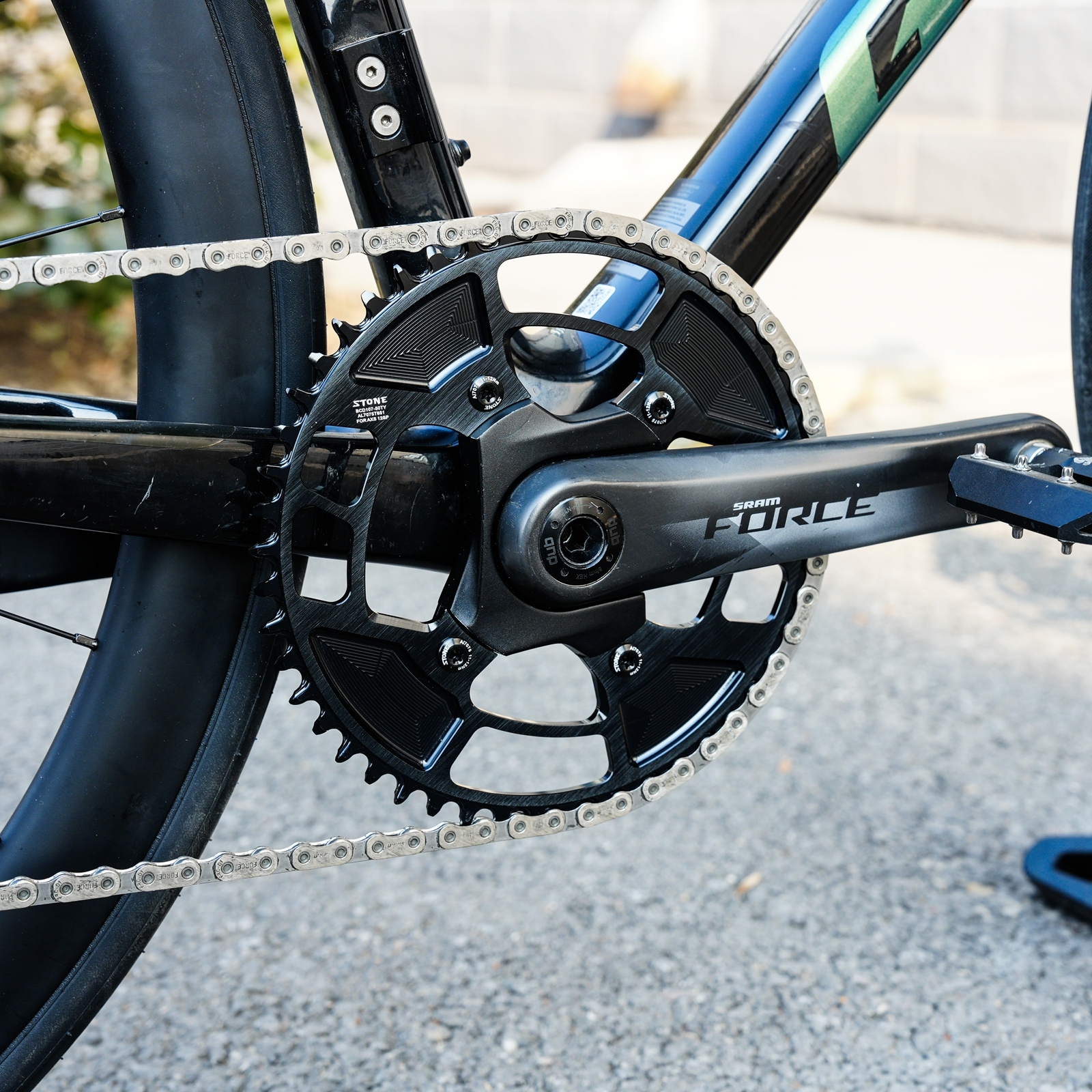 Stone Round Chainring 107BCD for Sram Force AXS 12S Crankset 107 Bcd MTB Road Bike Chainwheel 34 36 40 42 54 56 58 60T AXS Flattop T-type