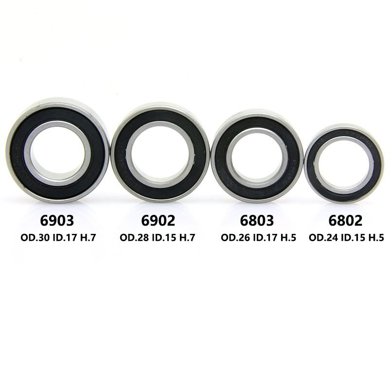 Bike Hub Ceramic Bearings for Road Bike Mountain Disc Brake Thru Axle Hubs Super Light Lubricant 6802 6803 6902 6903 6800 15267
