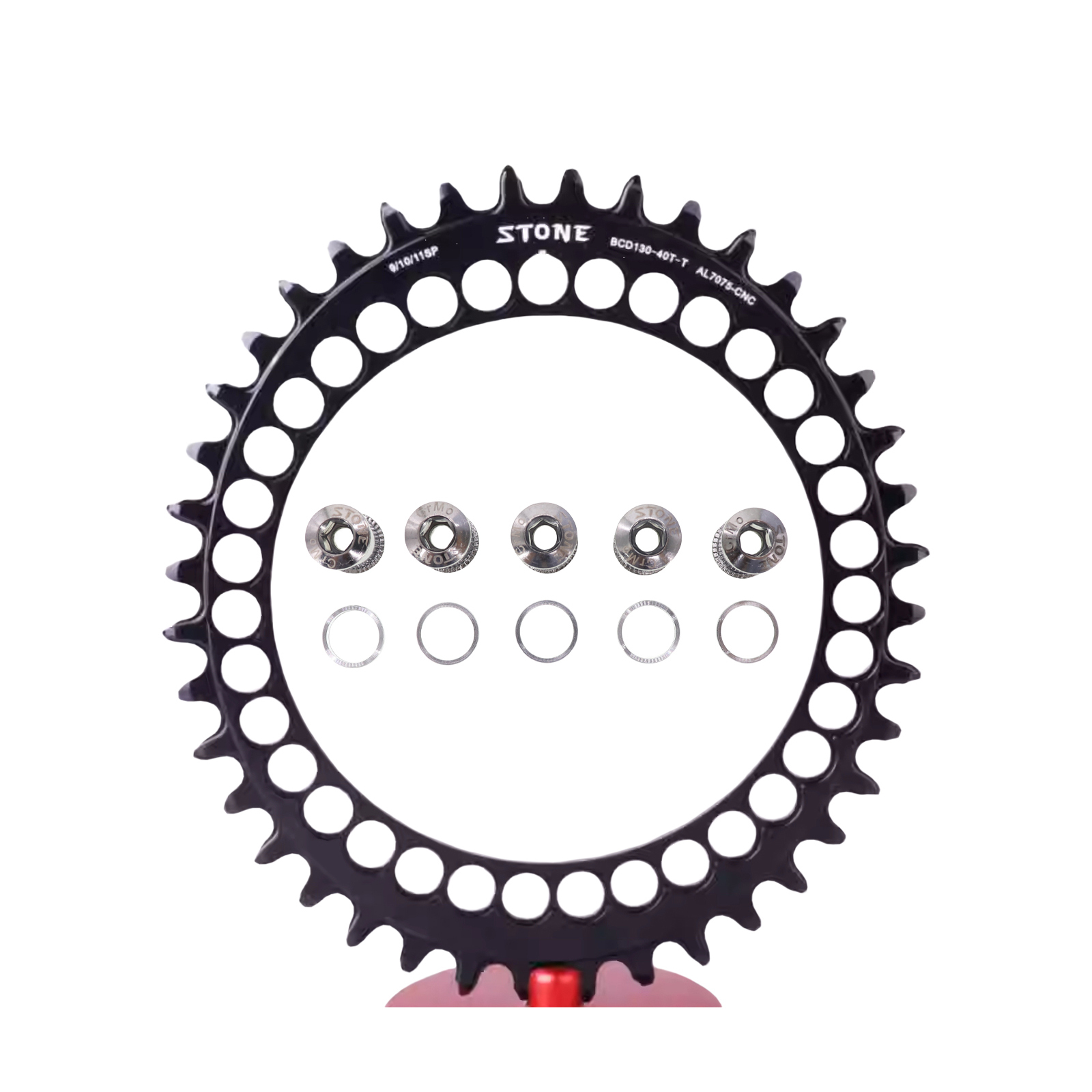 Stone Chainring 130BCD for Brompton for Sram Red Shimano 5700 6700 Oval 40 42 44 46 48 50 52 54 56 58T 60T Road Folding Bike Chainwheel