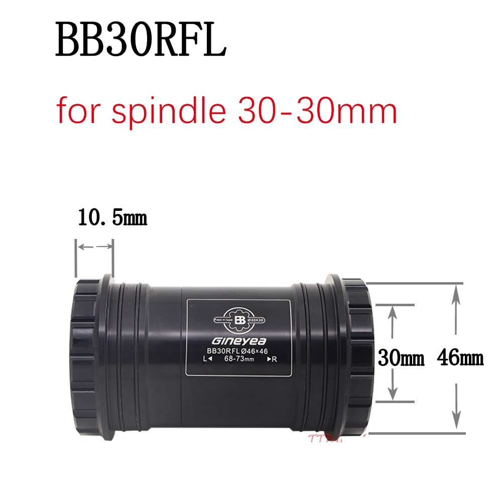 Gineyea Bike bottom bracket BB30 PF30 BB86 BB92 BB386 THREAD TOGETHER THREAD THRU road bike MTB for shimano for sram gxp