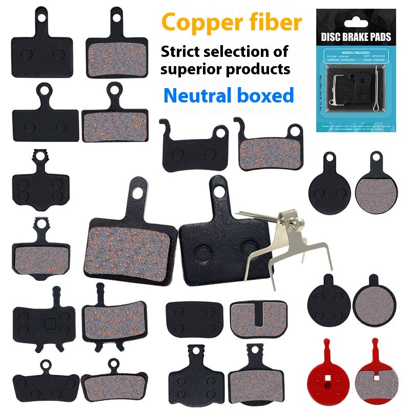 TOOPRE Mountain Bike Semi-Metallic Brake Lining for BB5 M355 M446 Hydraulic Disc Brakes