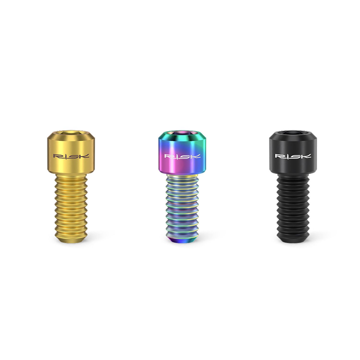 RISK Downhill Bike Titanium Alloy Anti-Slip Pedal Pins XC AM Downhill DH Pedal Grip Screws