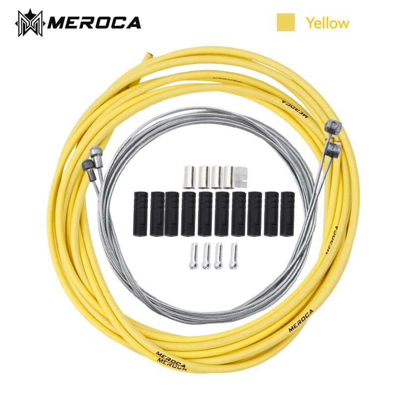 Meroca Moutain Bike Shift Derailleur Line Tube Brake Cable for V Brake Disc Multi-color