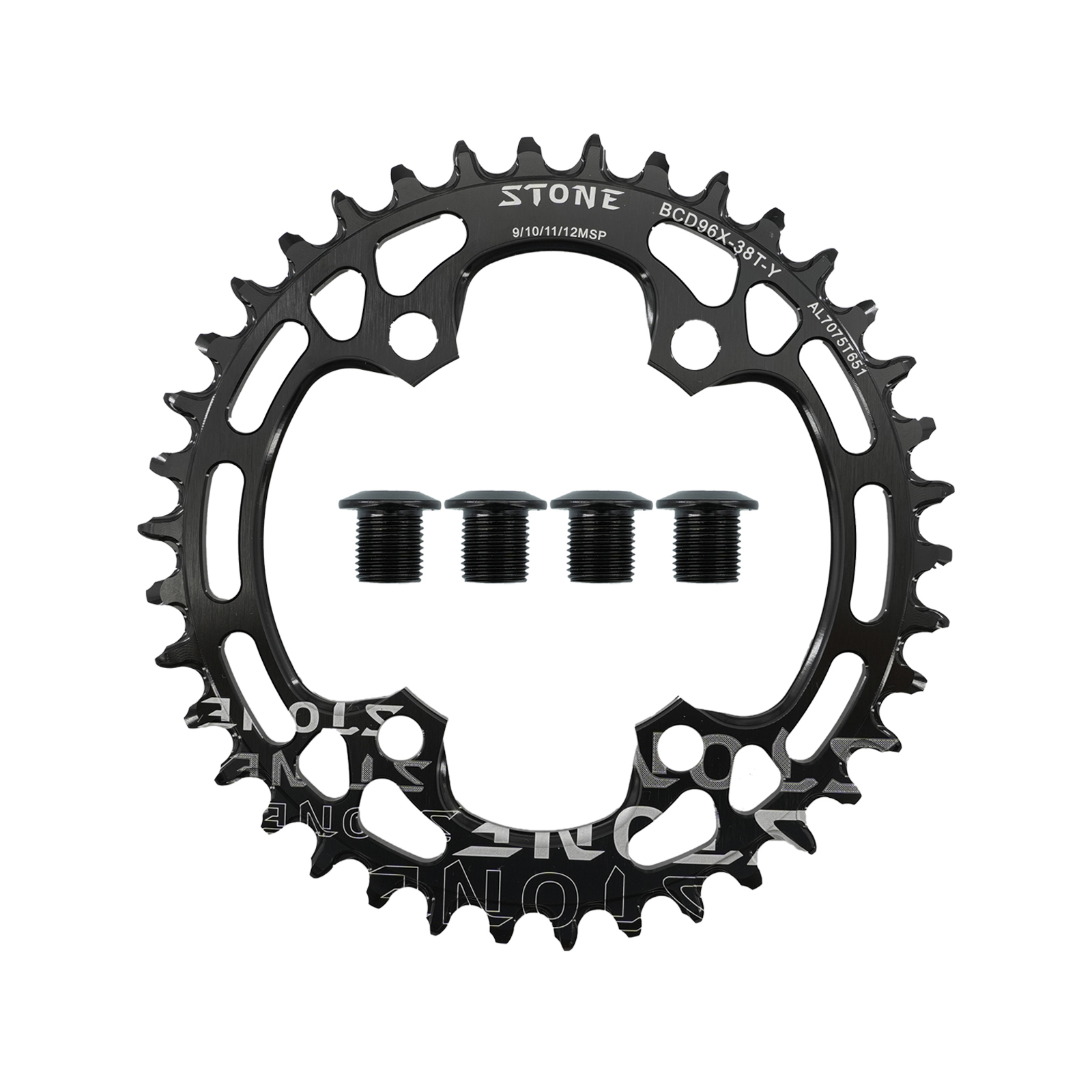 Stone Bike Chainring 96BCD Round Oval for Deore M7000 M8000 M9000 M9020 M5100 MTB Bike Chain Wheel 30t 34 36 38 40 42 44 46T 48T 96bcd 12 Speed
