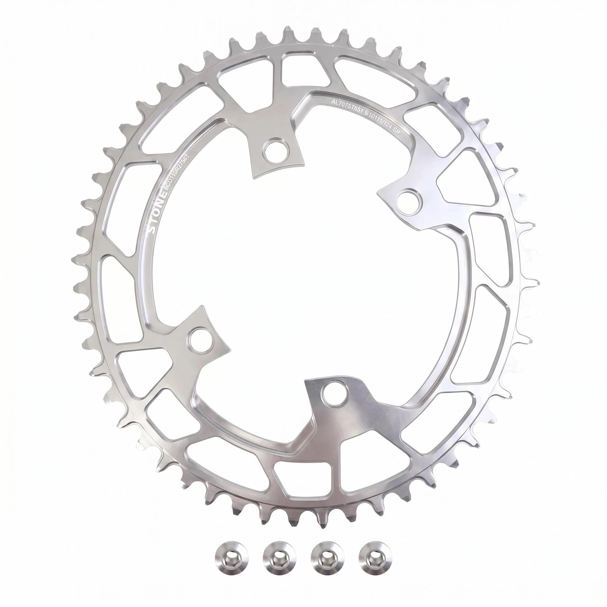 Stone 110BCD Oval Chainring  Narrow Wide Tooth for Shimano 105 R7100 UT R8100 DA R9200 110 Bcd 34 40 42T 46T 48 50T 54 56 58T Road Bike 9-12 Speed