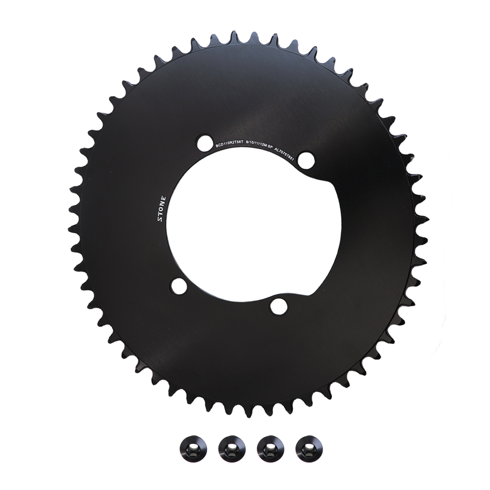 Stone 110BCD Oval Chainring  Narrow Wide Tooth for Shimano 105 R7100 UT R8100 DA R9200 110 Bcd 34 40 42T 46T 48 50T 54 56 58T Road Bike 9-12 Speed