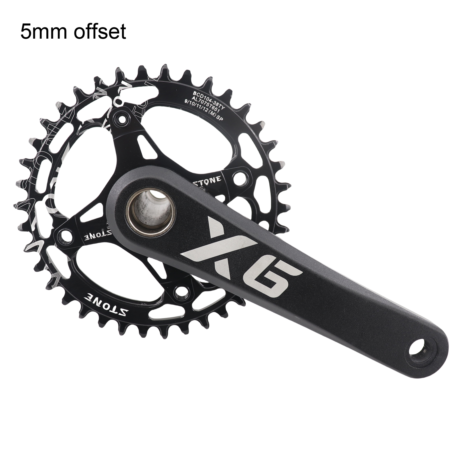 STONE bike chainring spider adapter 104bcd 0mm 3mm 5mm offset convert direct mount for SRAM 3 pins DUB BB30 24 BOOST 148mm X9 XX1 X0 X01 1x Speed