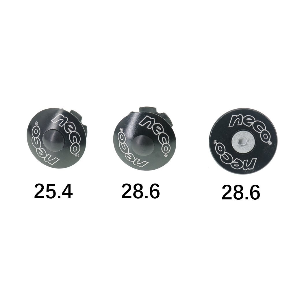Neco Bike Headset Star Nut Stem Top Cap Cover cap bolt for fork 25.4/28.6/31.8/38.1 mm 1 1/8 1 1/4 1 1/2