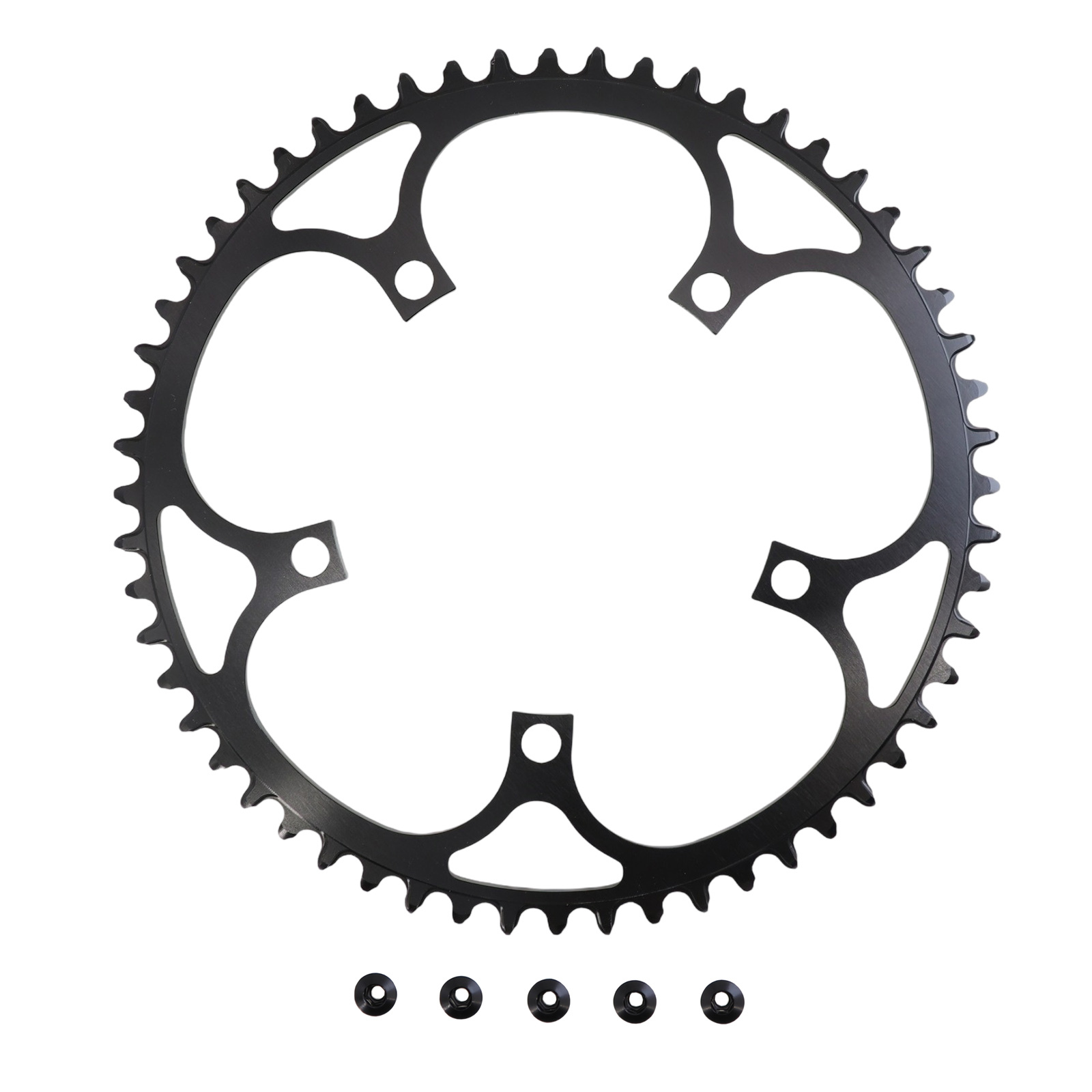 STONE 130BCD Round Chainring 38-70T for Brompton 3sixty and for Shimano 5700 6700 Cranks, Narrow-Wide 1x Setup