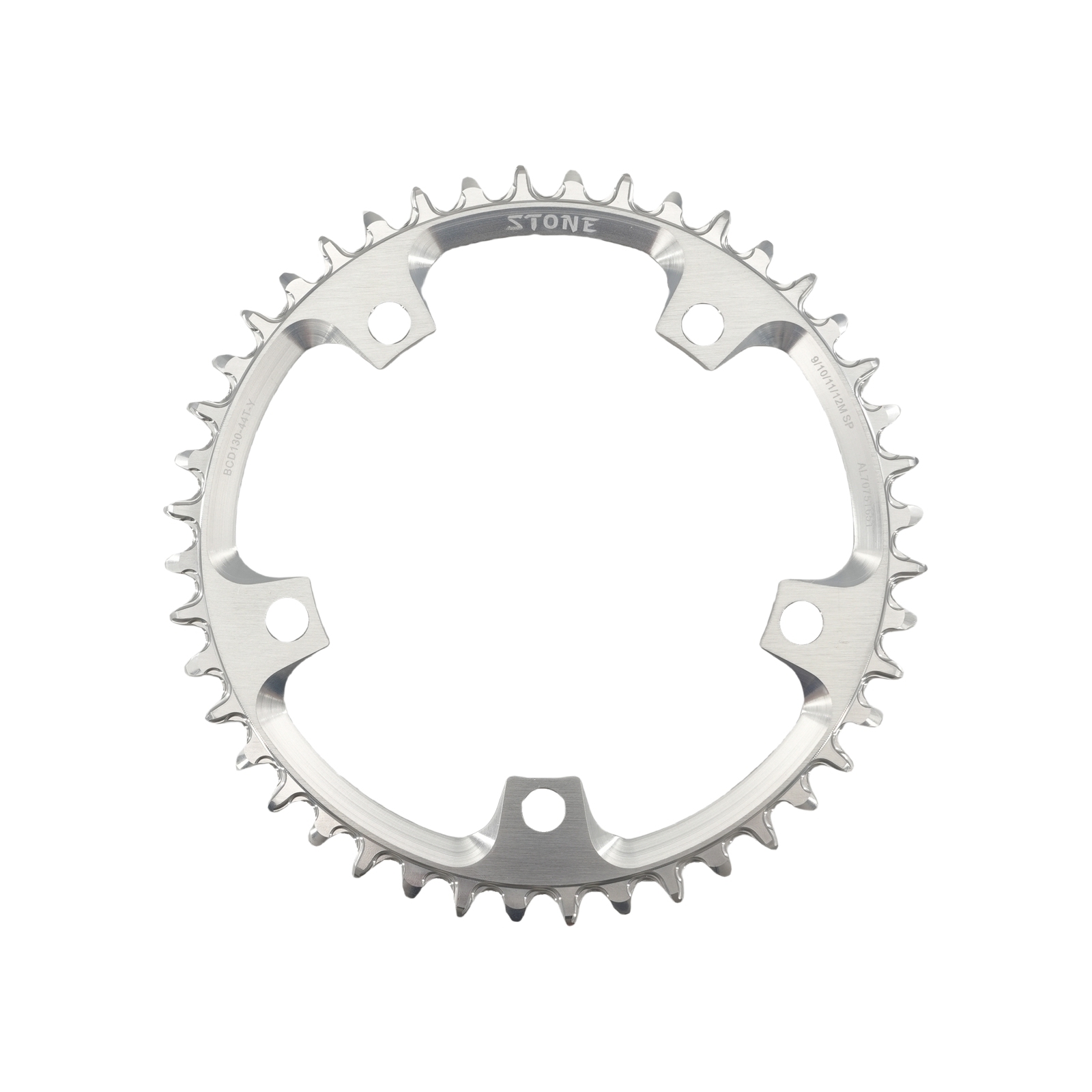 Stone Round Bike Chainring 130 BCD for Brompton 3sixty Shimano 5700 6700 38 40 48 52 54 56T 58T 60T 62t 64t 66t 68t 70t Road Bike Folding 130bcd