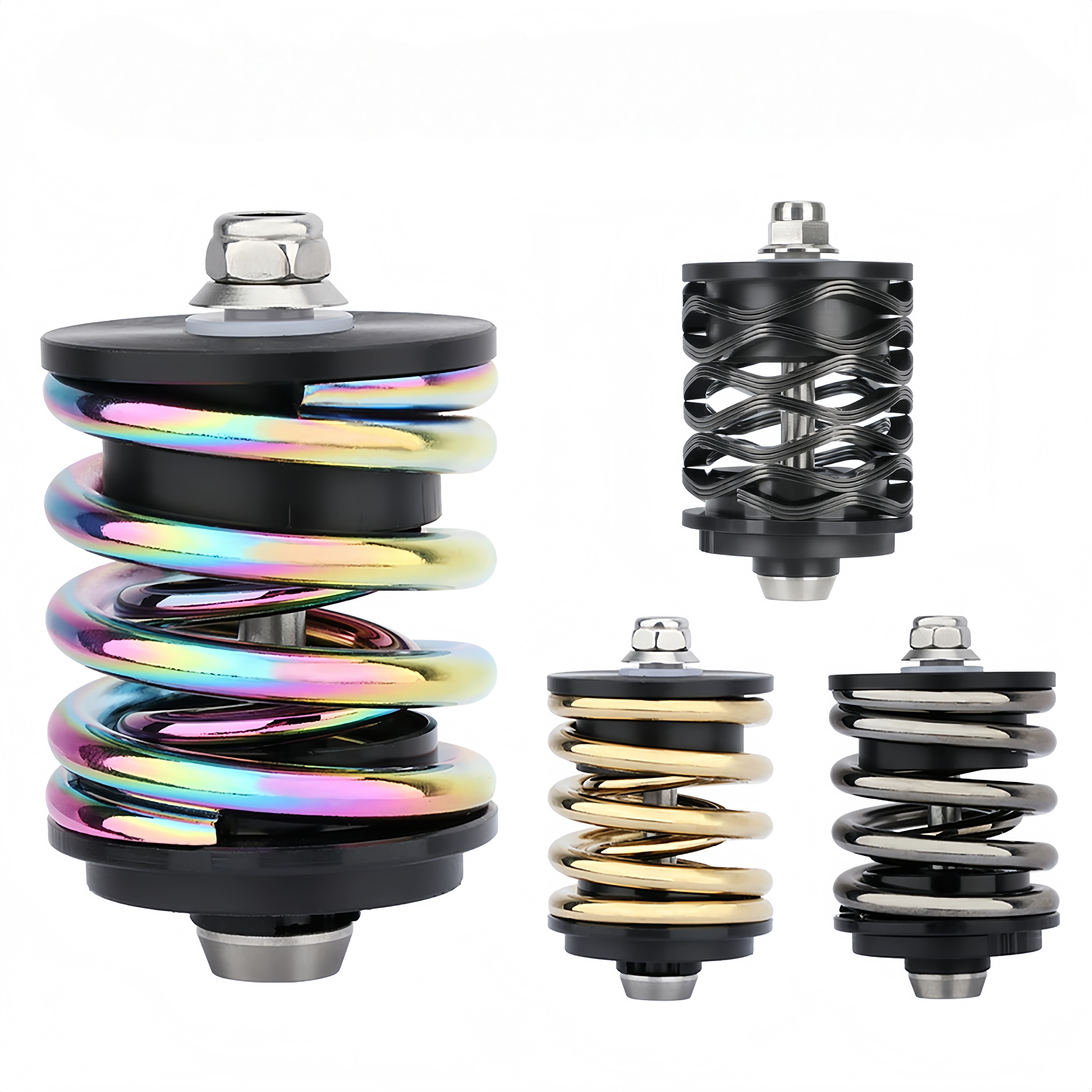 Brompton Compatible Metal Rear Shock Absorber “xiaobu”, Spring/Wave Style, Steel or Titanium Axle