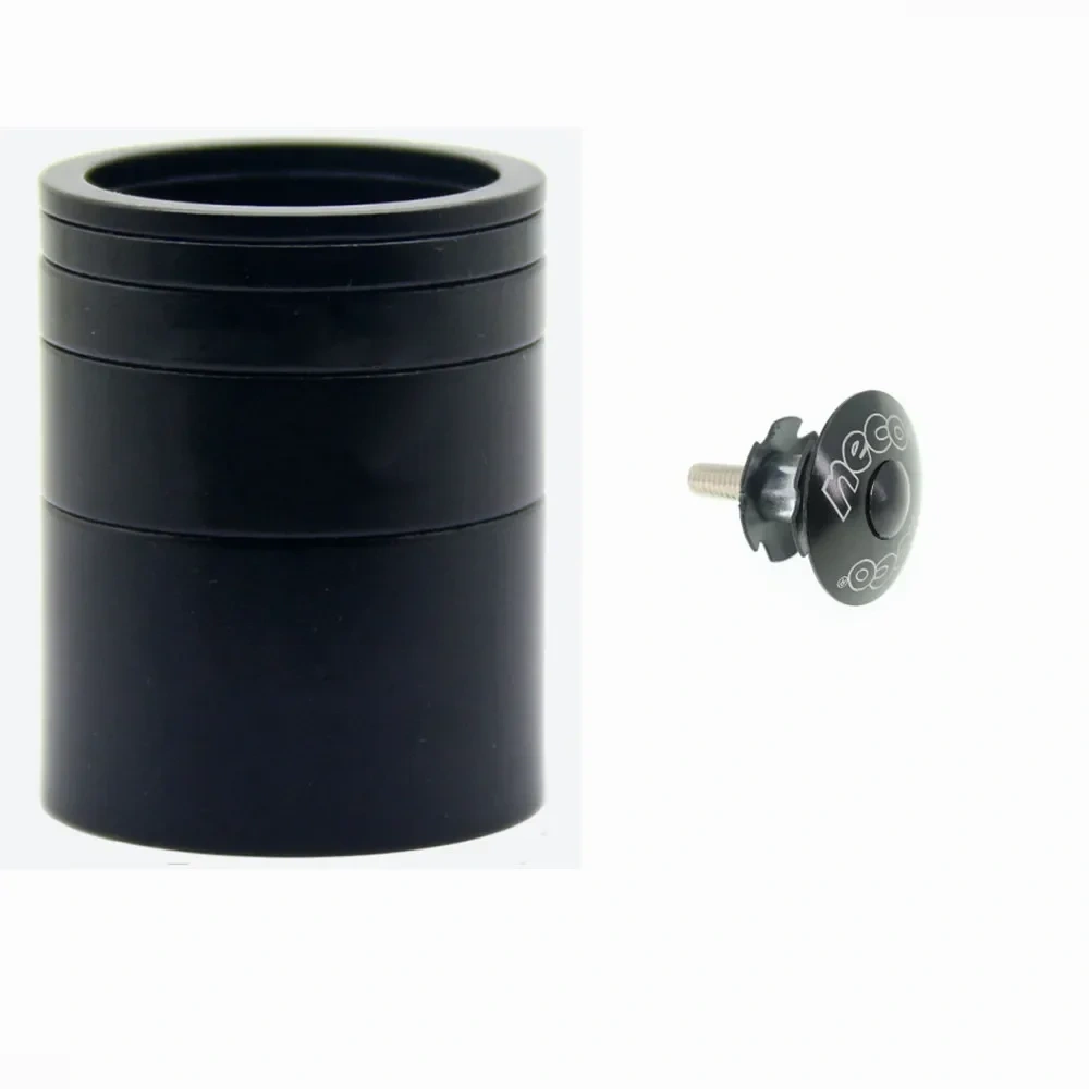 Neco 1.125/1 Inch 25.4/28.6mm 20/10/5/3/2mm Bicycle Fork Headset Carbon Fiber Bike Fork Adjust Dust Cover Spacer Washer