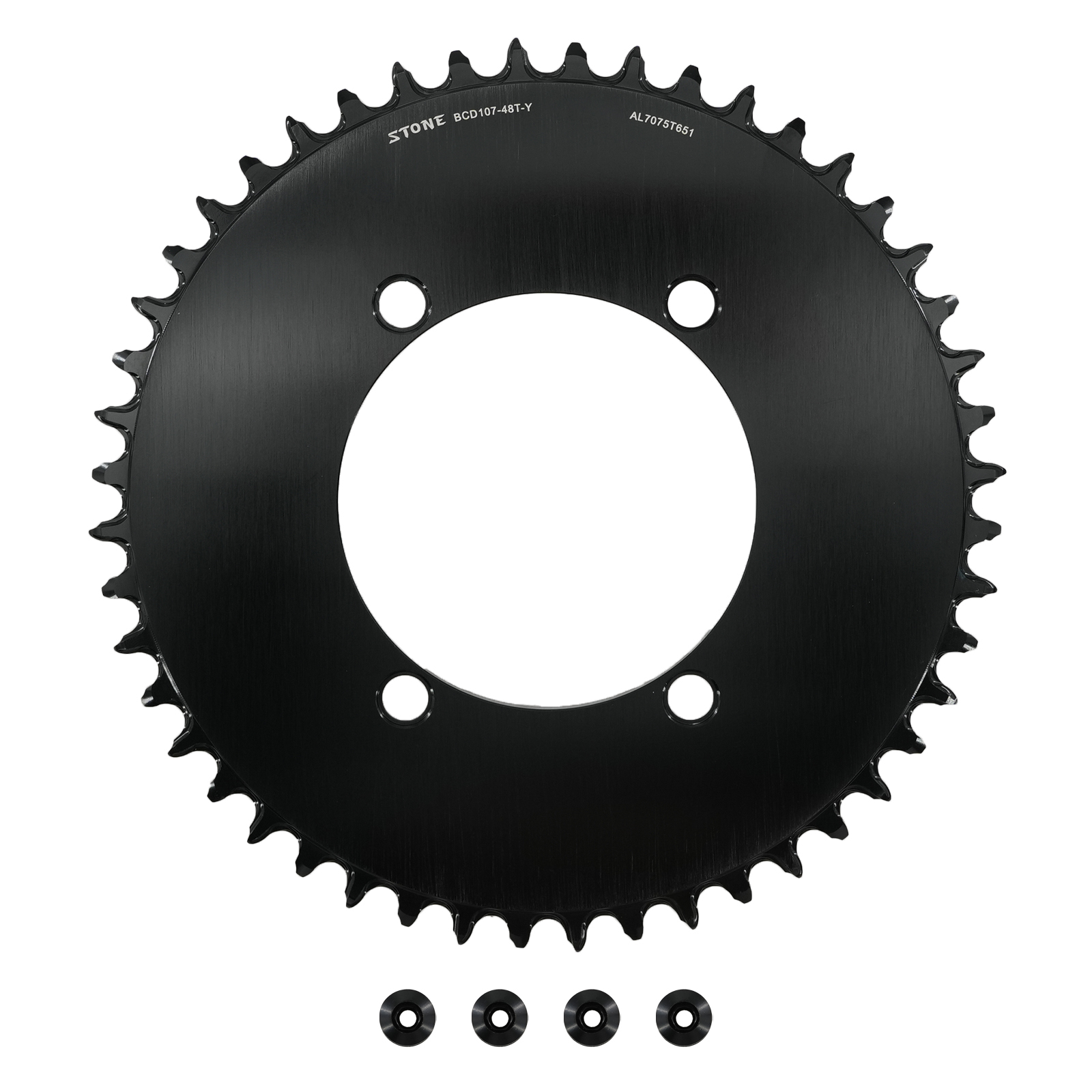 Stone Round Chainring 107BCD for Sram Force AXS 12S Crankset 107 Bcd MTB Road Bike Chainwheel 34 36 40 42 54 56 58 60T AXS Flattop T-type