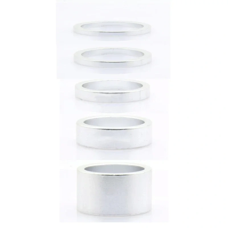 Neco 1.125/1 Inch 25.4/28.6mm 20/10/5/3/2mm Bicycle Fork Headset Carbon Fiber Bike Fork Adjust Dust Cover Spacer Washer