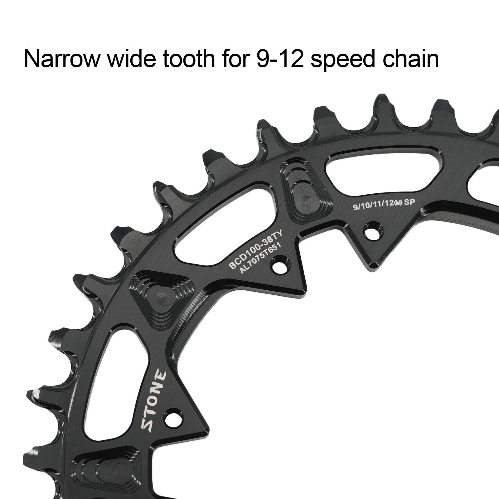 Stone 100 BCD Round Chainring for SLX M7100 XT M8100 MTB Mountain Bike 100BCD M7120 M7130 M8120 M8130