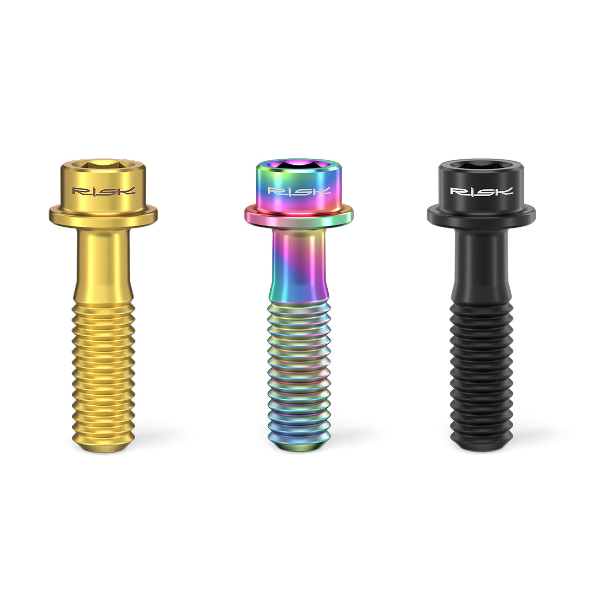 RISK M5x18mm Mountain Bike Titanium Alloy Brake Lever Screw Hollow Fixing