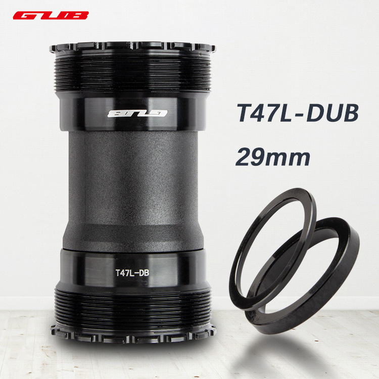 GUB Bike Bottom Bracket T47L-DUB Ceramic Bearing Thread 29mm for MTB Road Bike Width 86.5mm Bicycle BB