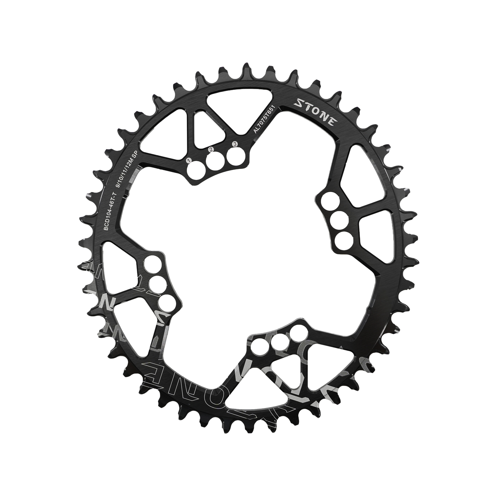 Stone Chainring Oval 104BCD for Shimano M430 M780 M610 M670 M980 32 36 38T 40T 46T 48 50T Bike ChainWheel 12 Speed 12s