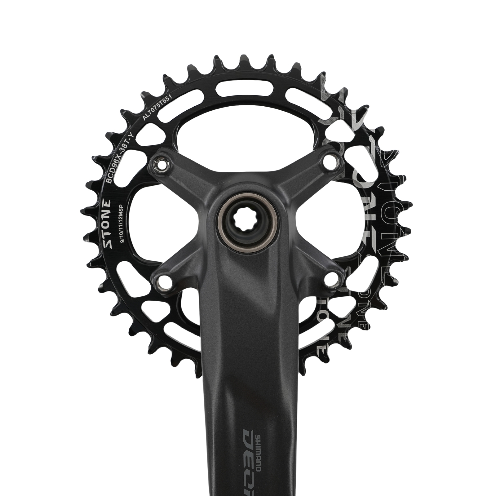 Stone bike Chainring 96BCD Round Oval for Deore M7000 M8000 M9000 M9020 MTB Bike Chain Wheel 30t 34 36 38 40 42 44 46T 48T 96bcd 12 Speed
