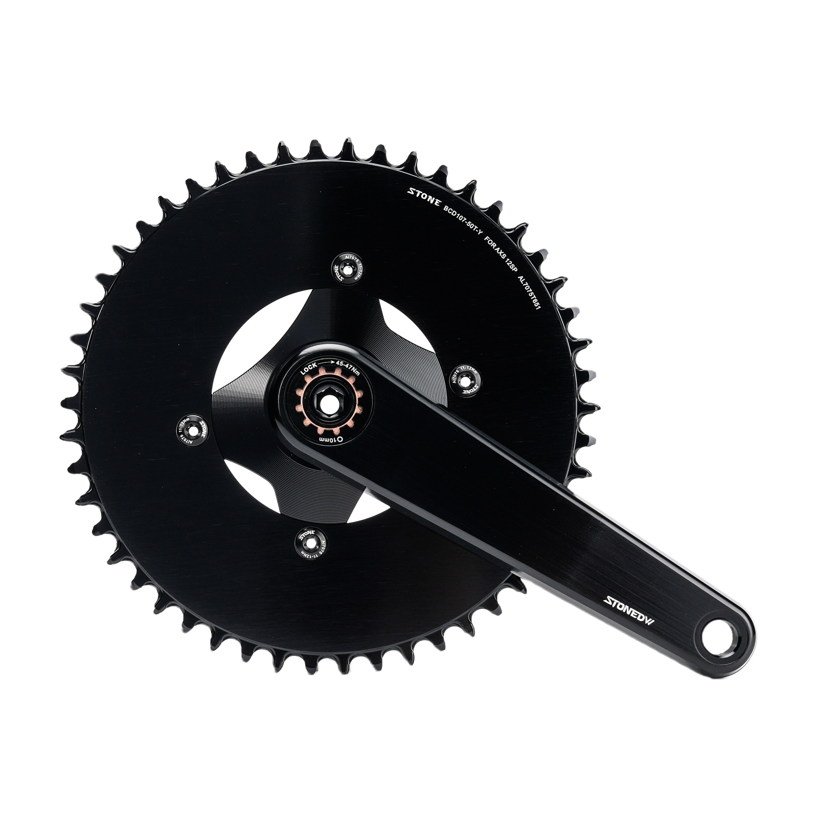Stone Round Chainring 107BCD for Sram Force AXS 12S Crankset 107 Bcd MTB Road Bike Chainwheel 34 36 40 42 54 56 58 60T AXS Flattop T-type