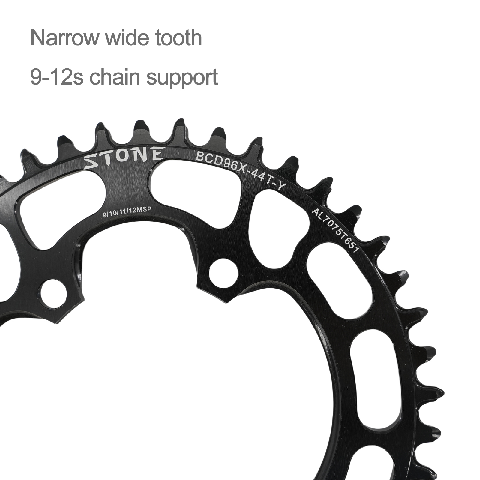 Stone bike Chainring 96BCD Round Oval for Deore M7000 M8000 M9000 M9020 MTB Bike Chain Wheel 30t 34 36 38 40 42 44 46T 48T 96bcd 12 Speed