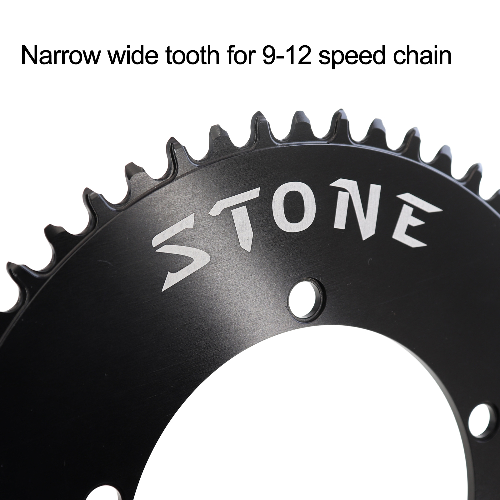 Stone Round Bike Chainring 130 BCD for Brompton 3sixty Shimano 5700 6700 38 40 48 52 54 56T 58T 60T 62t 64t 66t 68t 70t Road Bike Folding 130bcd