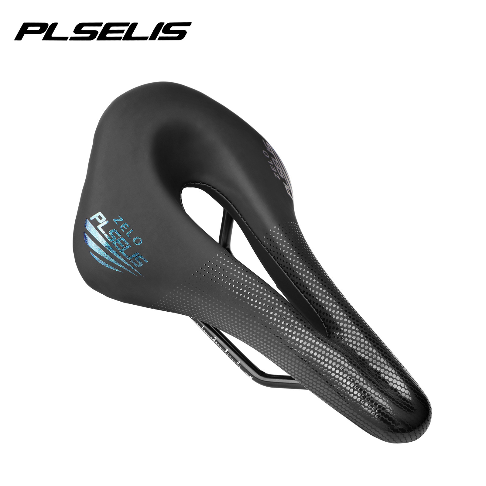 PLSELIS Bicycle Saddle Hollow Soft Seat for MTB Road Bike Folding Bike PU Foam Cushion Ergonomic Comfort Design