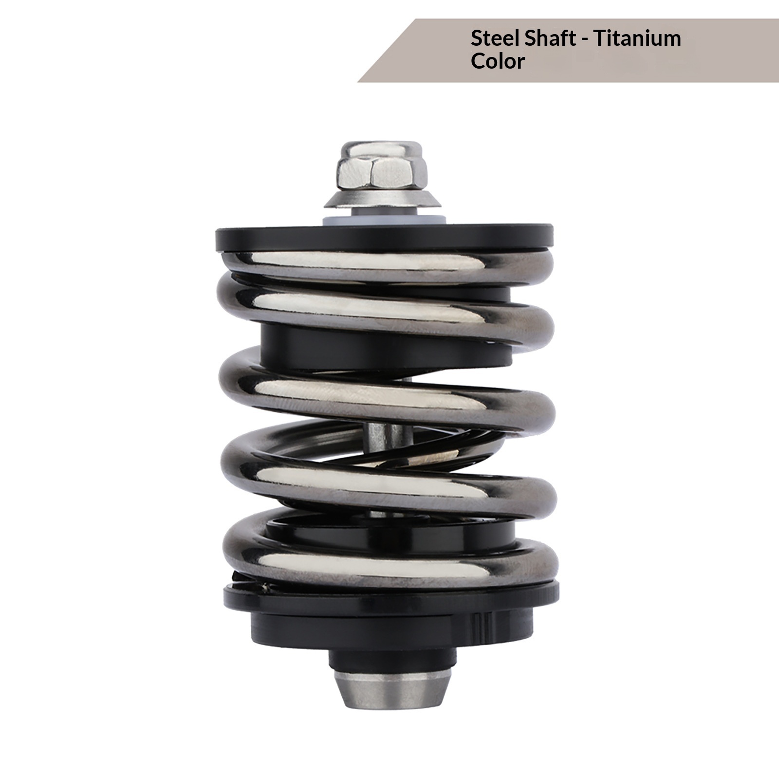 Meroca Metal Rear Shock Absorber compatible with Brompton “xiaobu”, Spring/Wave Style, Steel or Titanium Axle rear shocks