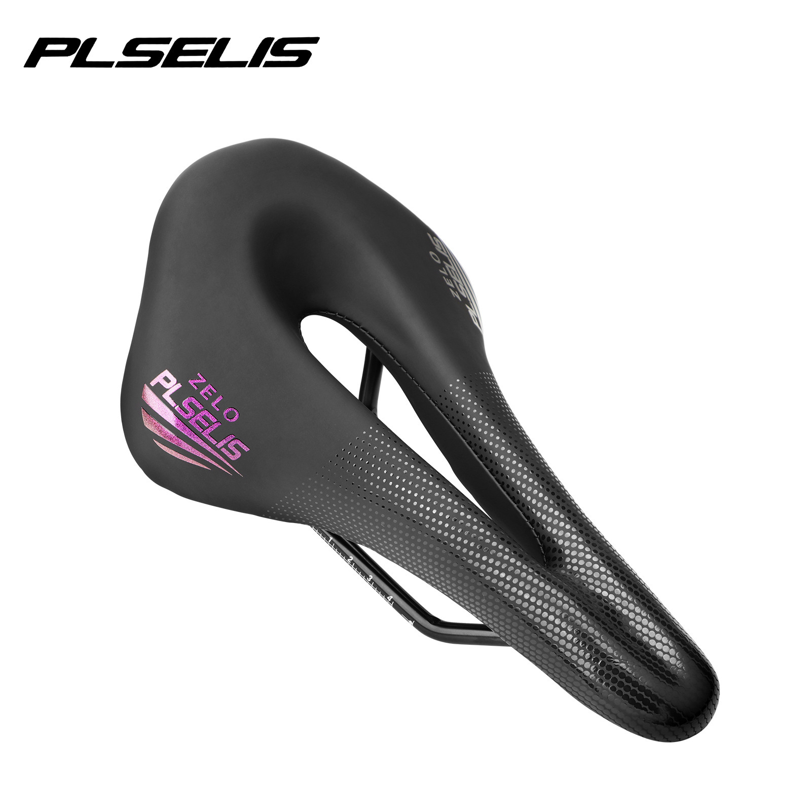 PLSELIS Bicycle Saddle Hollow Soft Seat for MTB Road Bike Folding Bike PU Foam Cushion Ergonomic Comfort Design