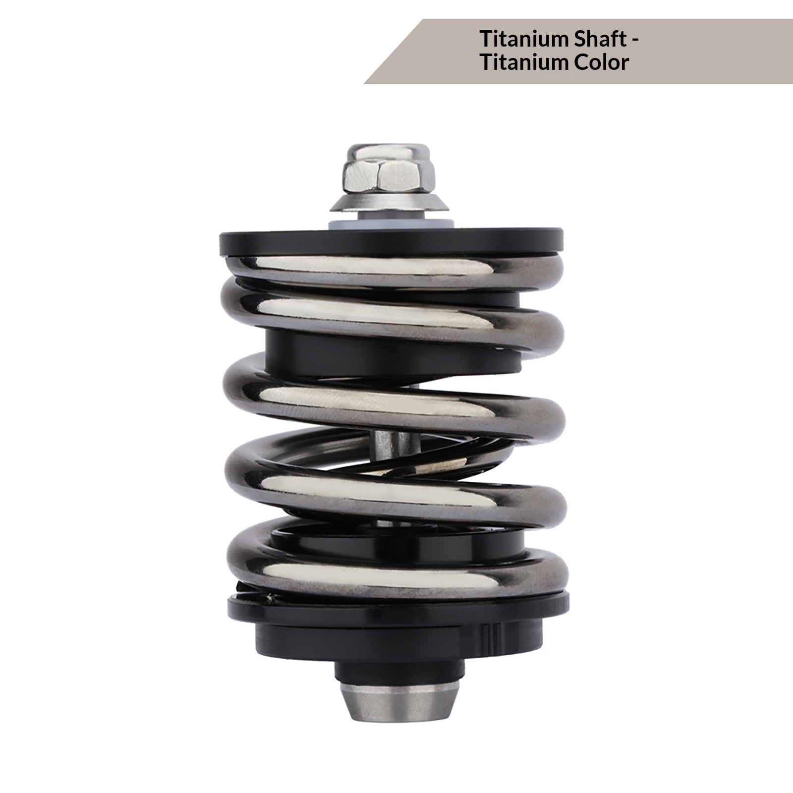 Meroca Metal Rear Shock Absorber compatible with Brompton “xiaobu”, Spring/Wave Style, Steel or Titanium Axle rear shocks