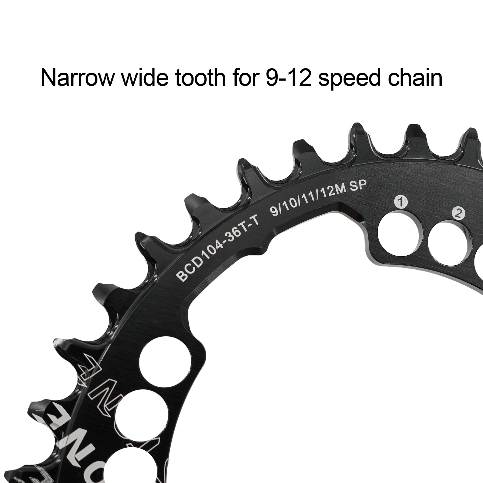Stone Chainring Oval 104BCD for Shimano M430 M780 M610 M670 M980 32 36 38T 40T 46T 48 50T Bike ChainWheel 12 Speed 12s
