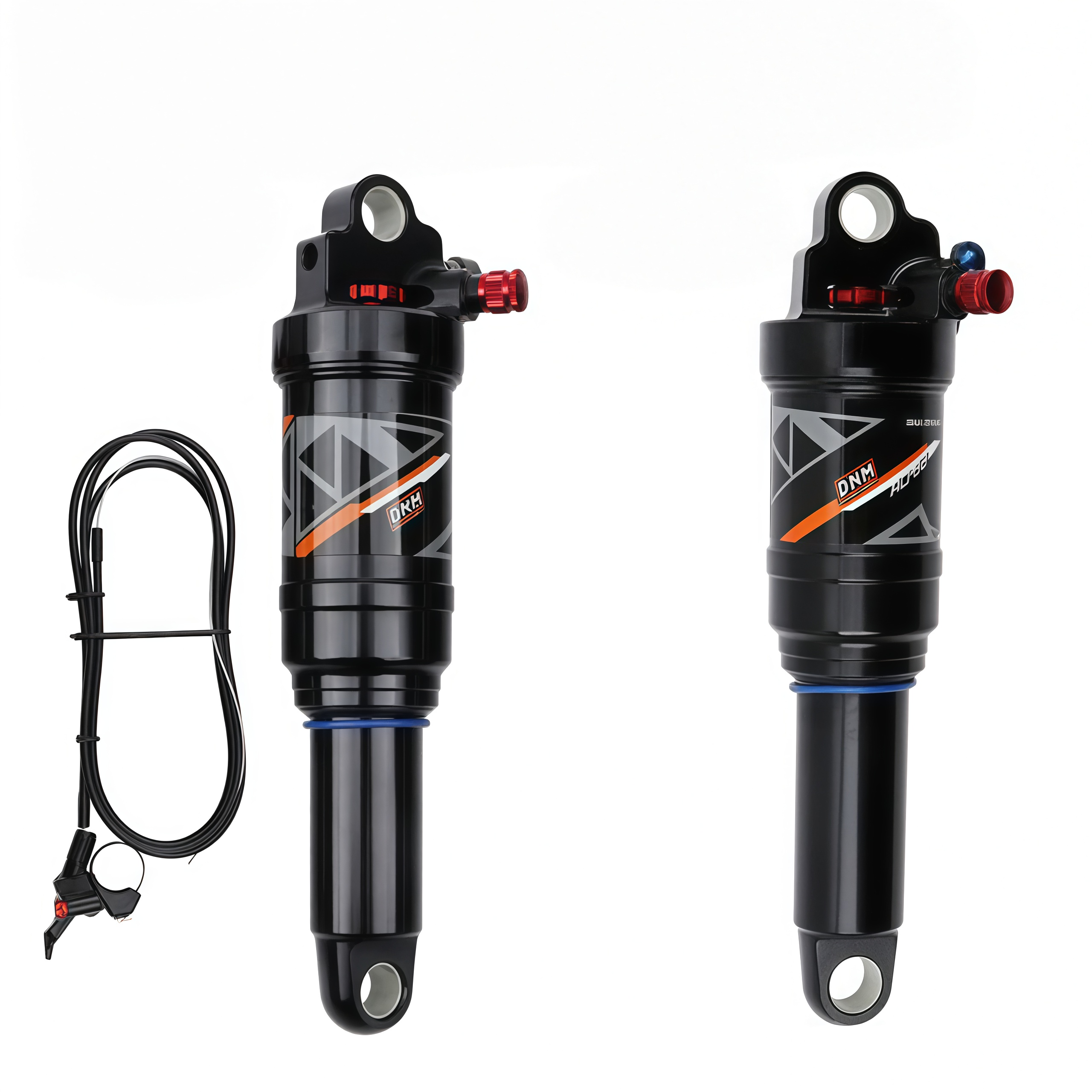 DNM AO-38RC/AO38RL  Air Rear Shock – MTB Full Suspension Air Shock, Rebound & Compression Adjustable with Lockout (165/190/200/210mm)