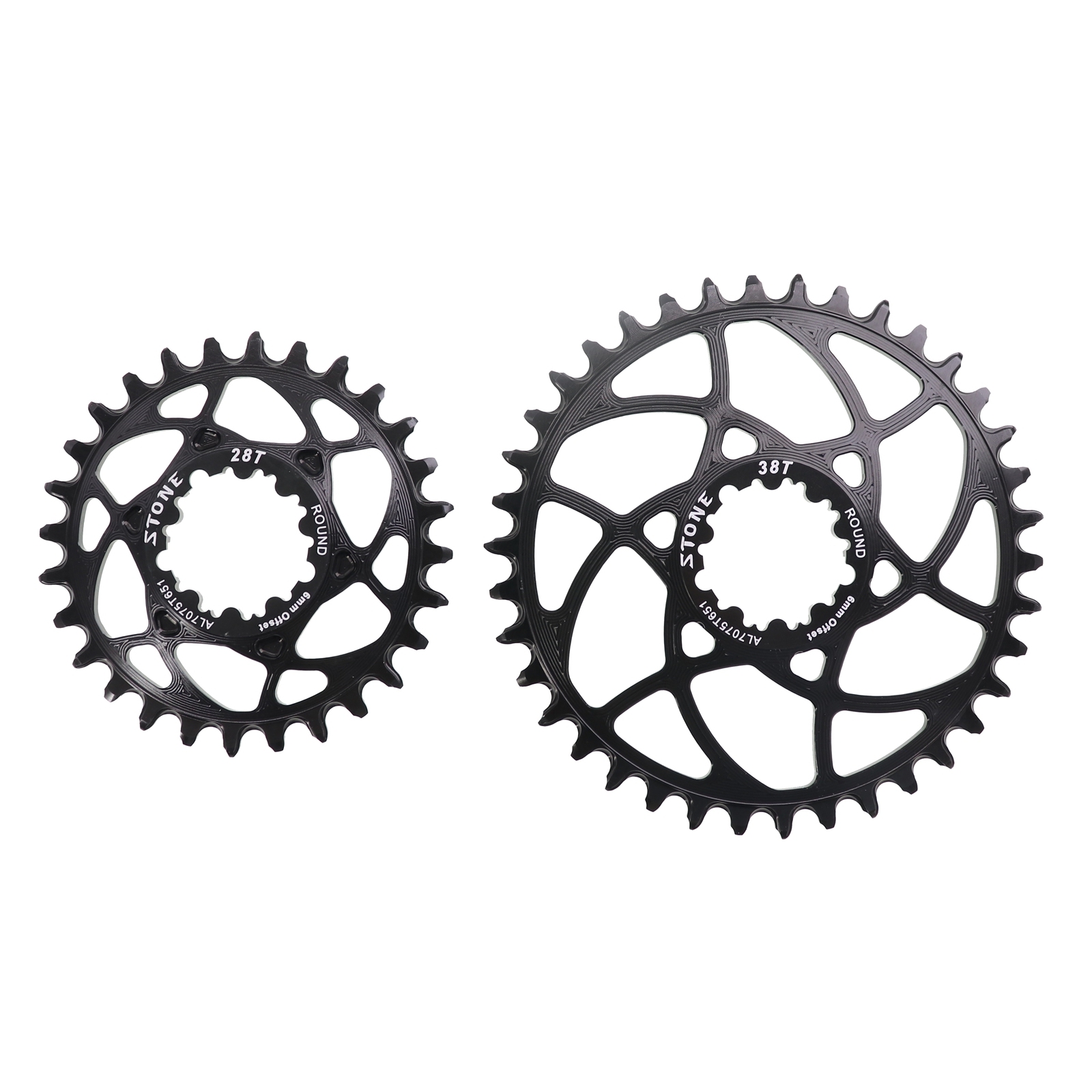 Stone Bike Chainring 6mm Offset Direct Mount for Sram Gxp Eagle X9 X0 XX1 X01 Round Oval 28T to 38T Bicycle Chainwheel