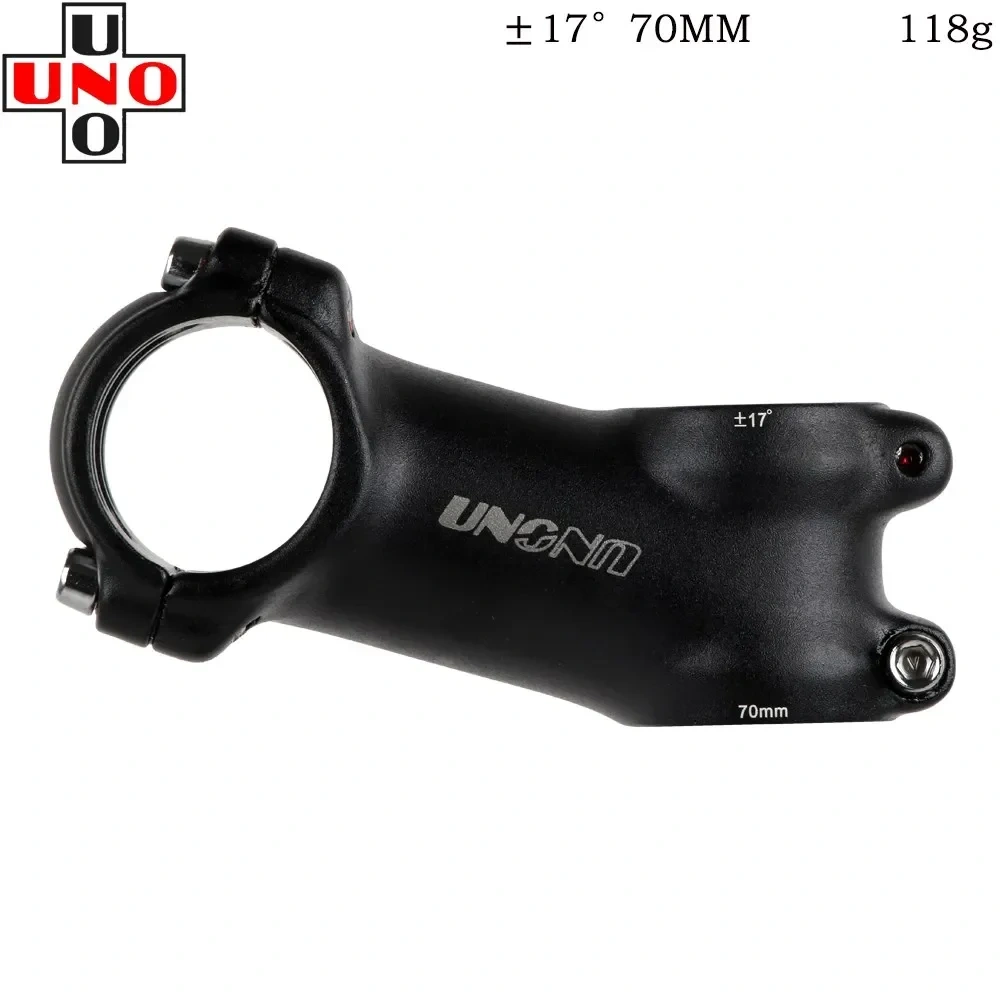 UNO Stem Bike Ultralight 7 17 35 Degree Road Stem Fork 28.6x31.8mm 60/70/80/90/100/110/120/130mm Mountain MTB Bicycle Kalloy