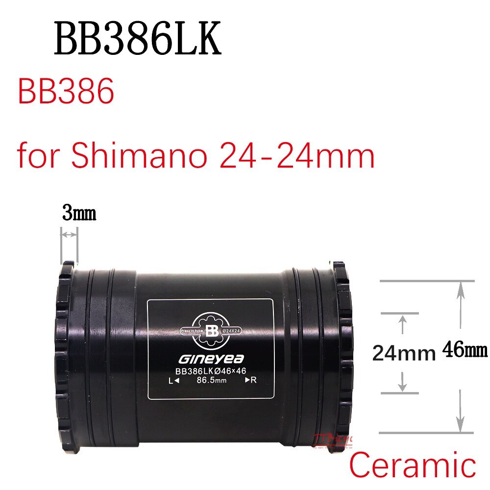 Gineyea Bike bottom bracket BB30 PF30 BB86 BB92 BB386 THREAD TOGETHER THREAD THRU road bike MTB for shimano for sram gxp
