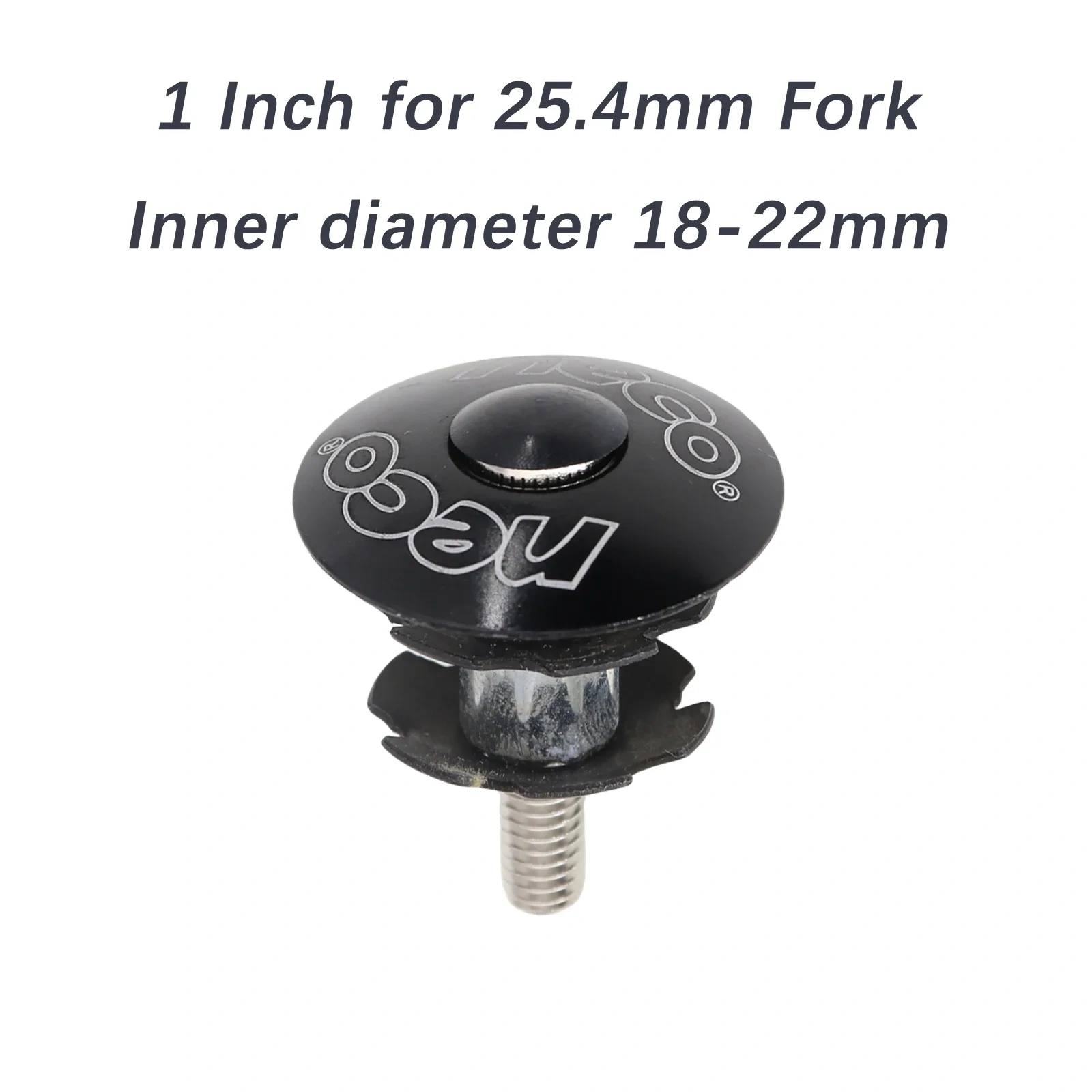 Neco 1 Inch 25.4mm 20/10/5/3/2mm Bicycle Headset Stem Al Bike Fork Star Nut Top Cap Cover Adjusting Dust Cover Spacer Washer