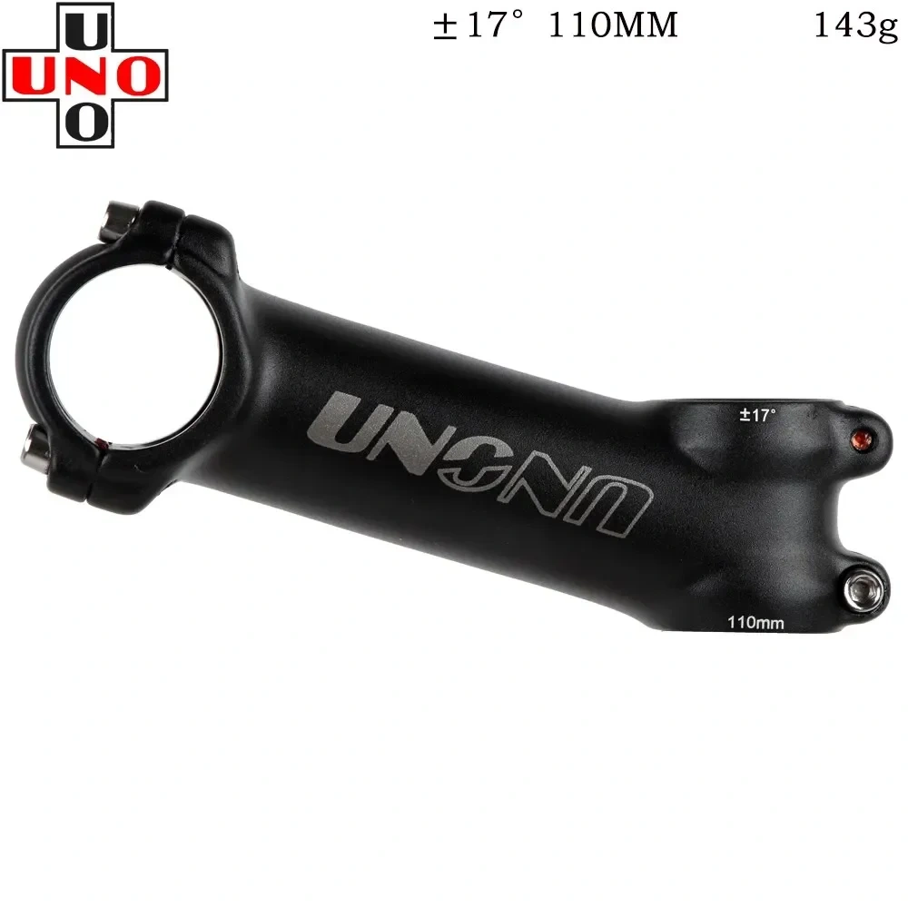UNO Stem Bike Ultralight 7 17 35 Degree Road Stem Fork 28.6x31.8mm 60/70/80/90/100/110/120/130mm Mountain MTB Bicycle Kalloy