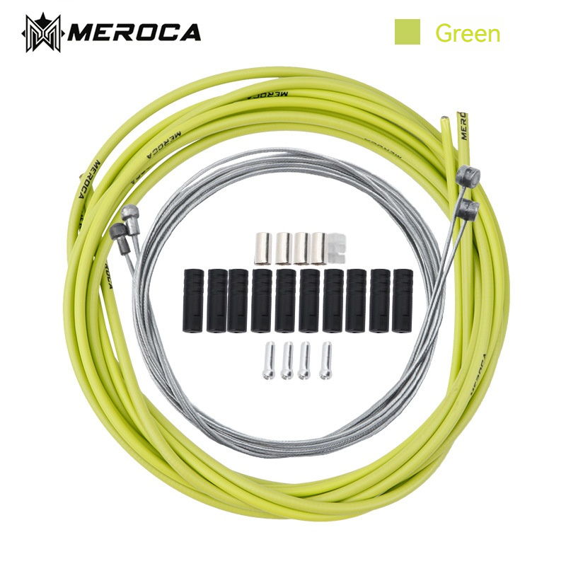 Meroca Moutain Bike Shift Derailleur Line Tube Brake Cable for V Brake Disc Multi-color