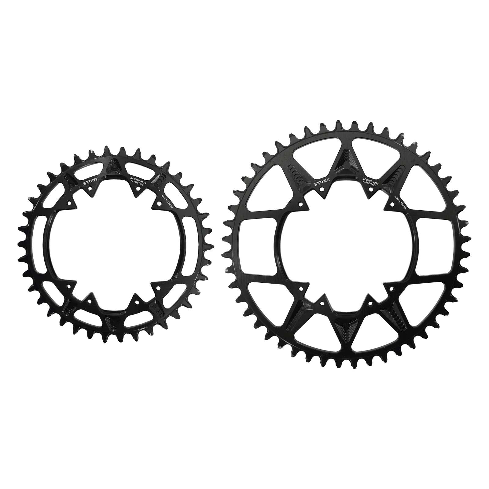 Stone 100 BCD Round Chainring for SLX M7100 XT M8100 MTB Mountain Bike 100BCD M7120 M7130 M8120 M8130