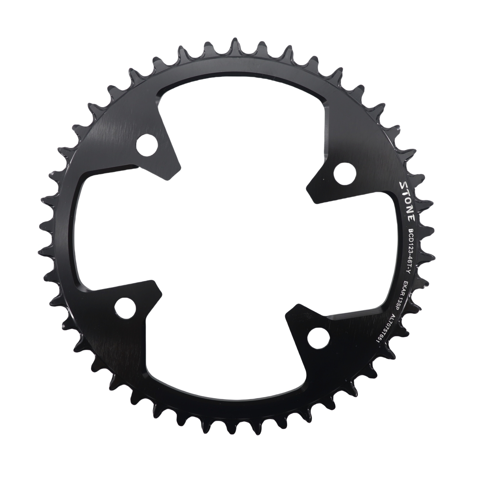 Stone 123BCD Bike Chainring Round for Campagnolo for Ekar Crank Gravel Road 1x13 Crankset for CP 13 Speed C13 Chain