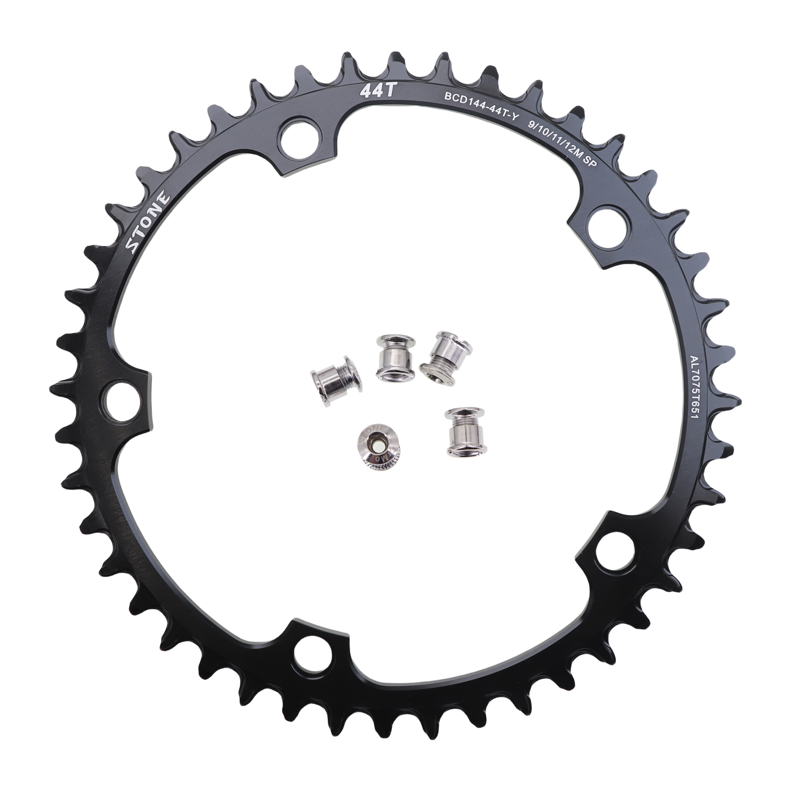 Stone 144BCD Chainring Track Bike fixie Fixed Gear Narrow Wide 44 46 48 50 52 54 55 56 58T 60T ChainWheel Round